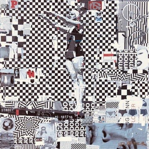 Checkered Present by Derek Gores by Derek Gores Gallery 