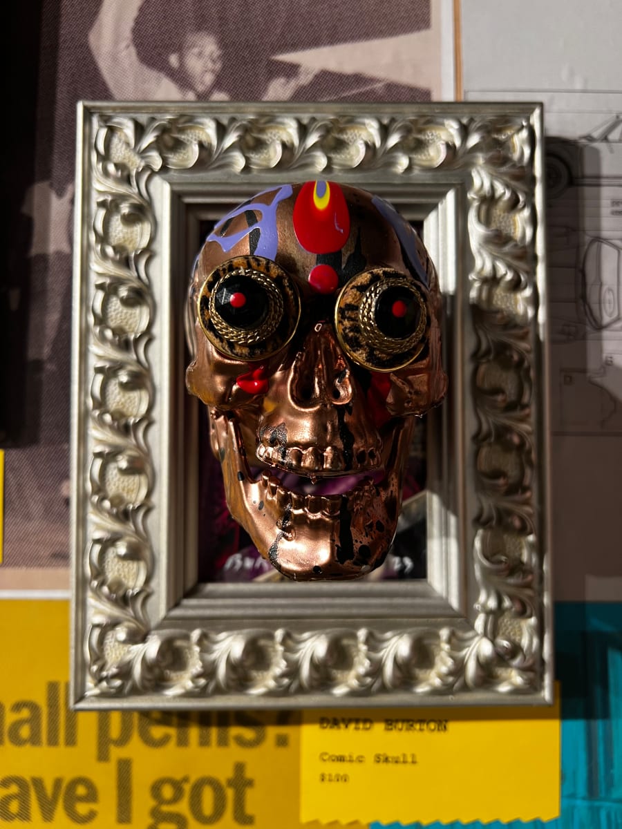 Comic Skull by David Burton by Derek Gores Gallery, Image 1.