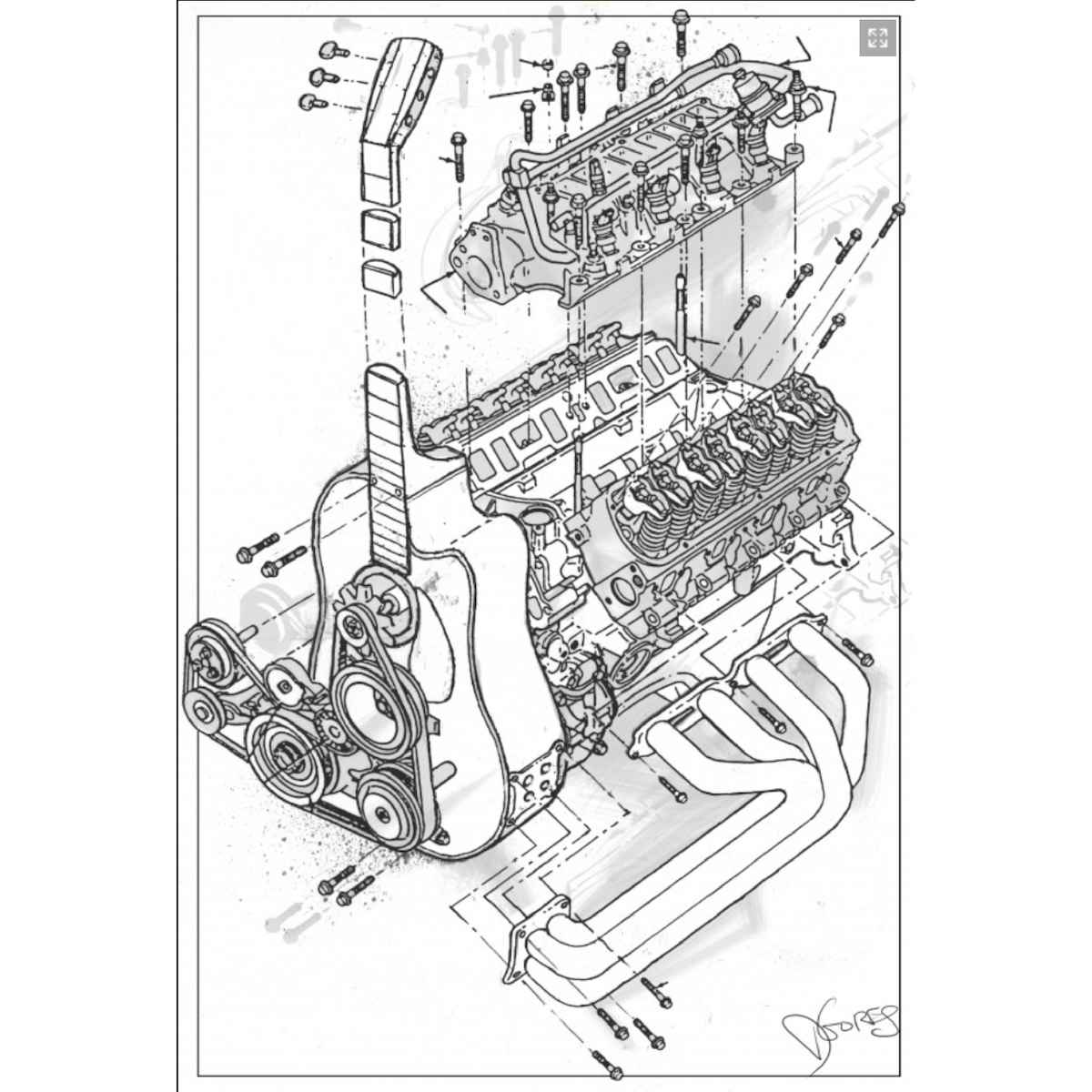 Guitar Engine by Derek Gores by Derek Gores Gallery, Image 1.
