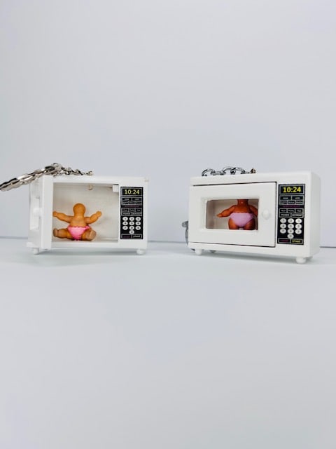 Postpartum Microwave Babies Keychains by Nico Lehman by Derek Gores Gallery 