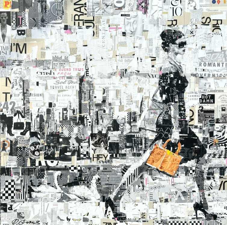 NYC Strut Orange by Derek Gores by Derek Gores Gallery 