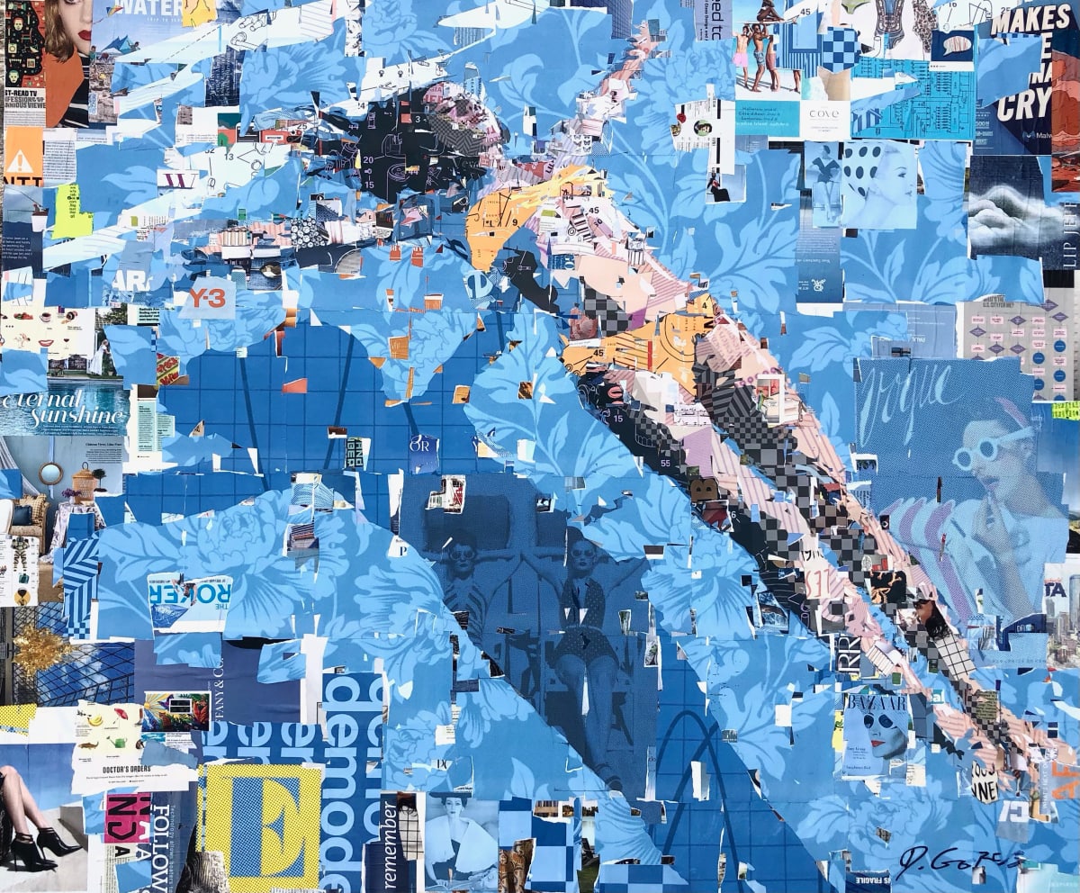 Sea of Tranquility Orange by Derek Gores by Derek Gores Gallery 