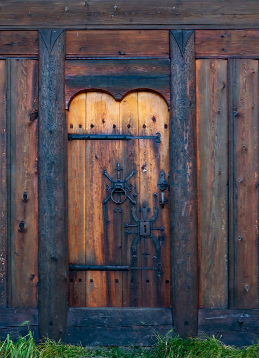 Skolholt - Main Door by Les Allert 