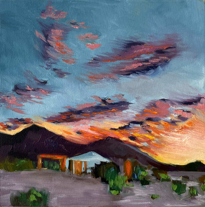 Joshua Tree Sunset by Lisa Amundsen Giannini 