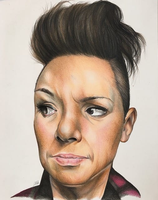 Self Portrait-Colour by Jessica Archer 