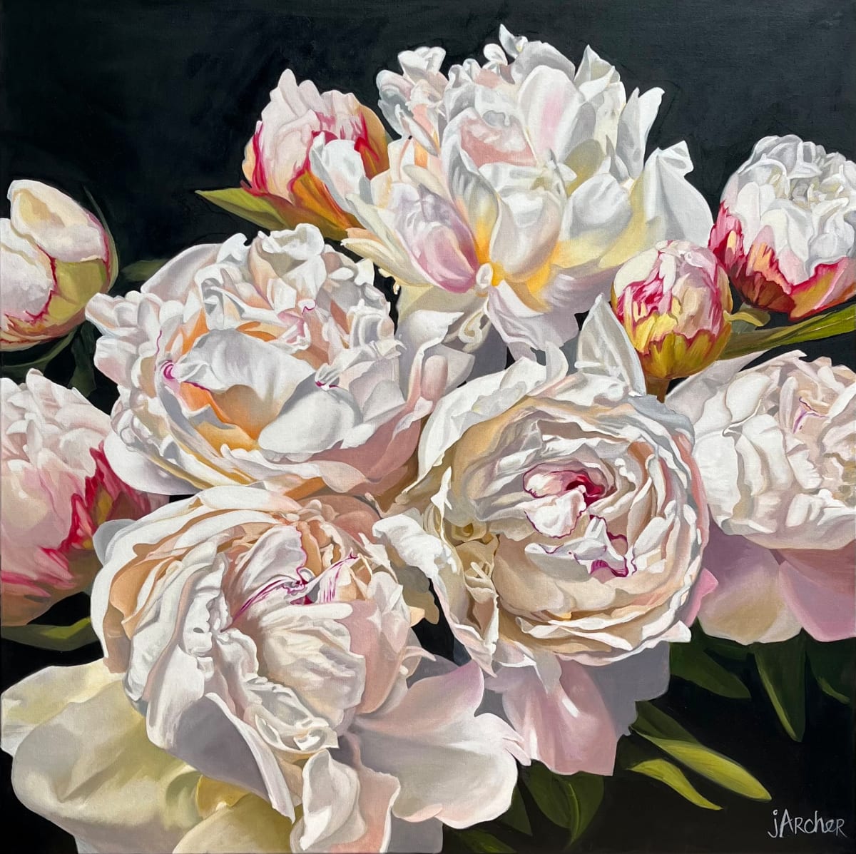 White Peonies by Johanna Archer, Image 3.