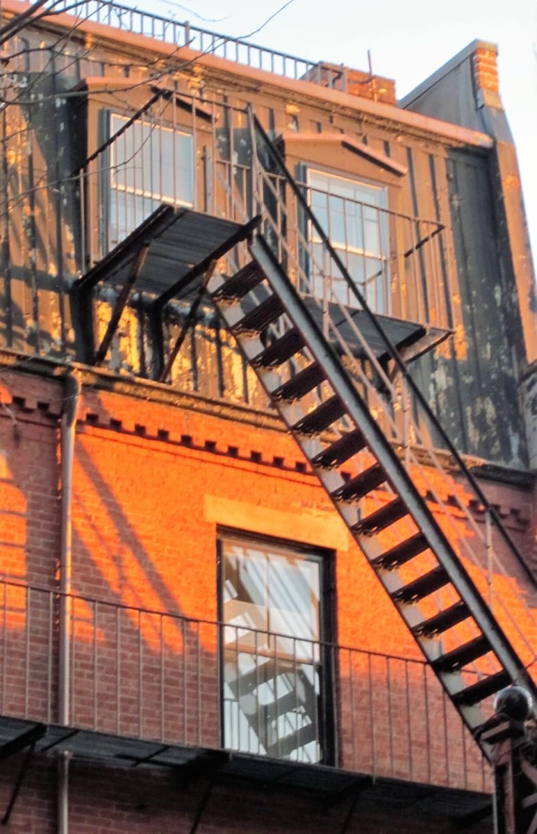 Dusk on Acorn Street by Suzan Berwald 