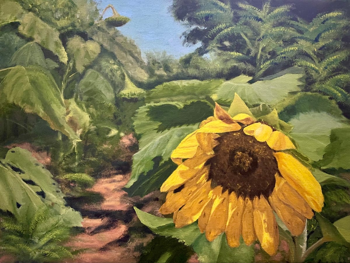 Sunflower for Ukraine by Nancy Blacker 