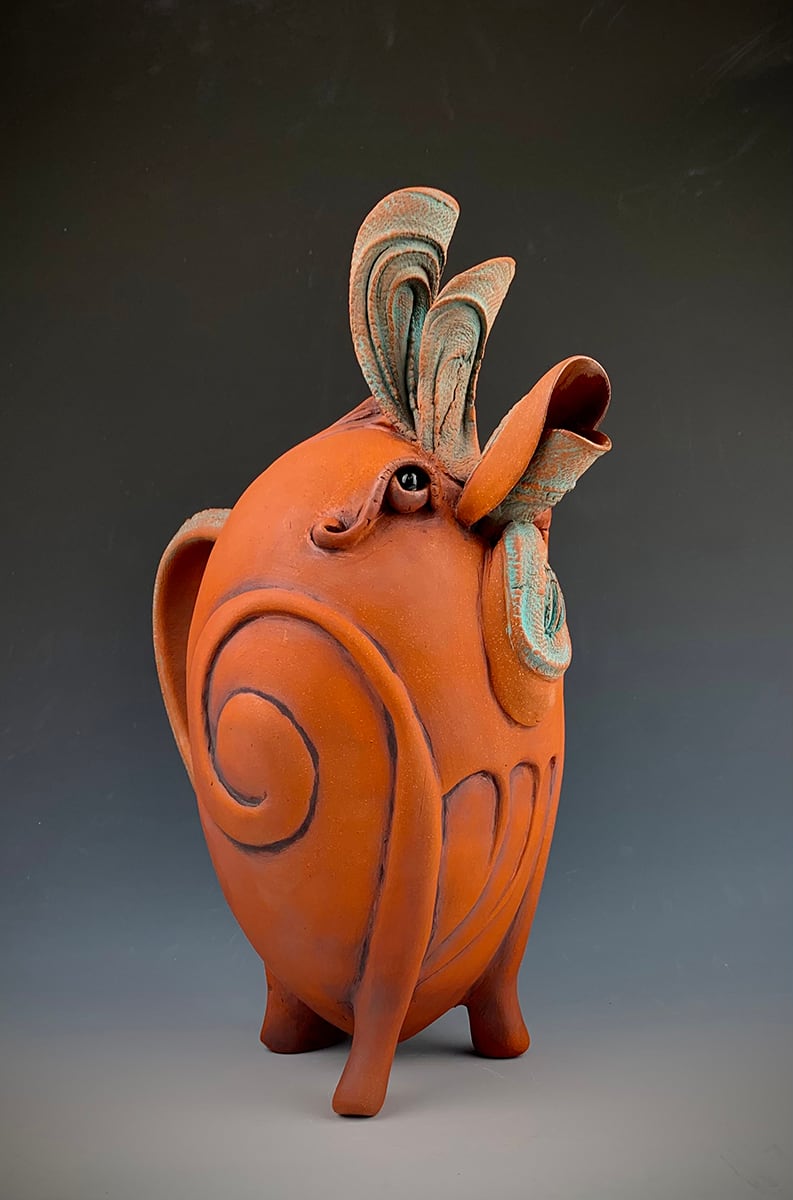 Redbird Pitcher by Michael Blair 