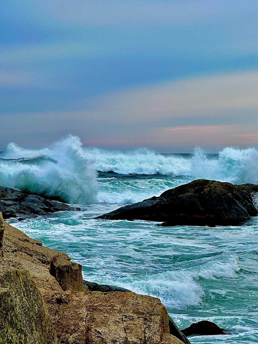 Waves, Newport, RI by Lawrence Bridges, Image 1.
