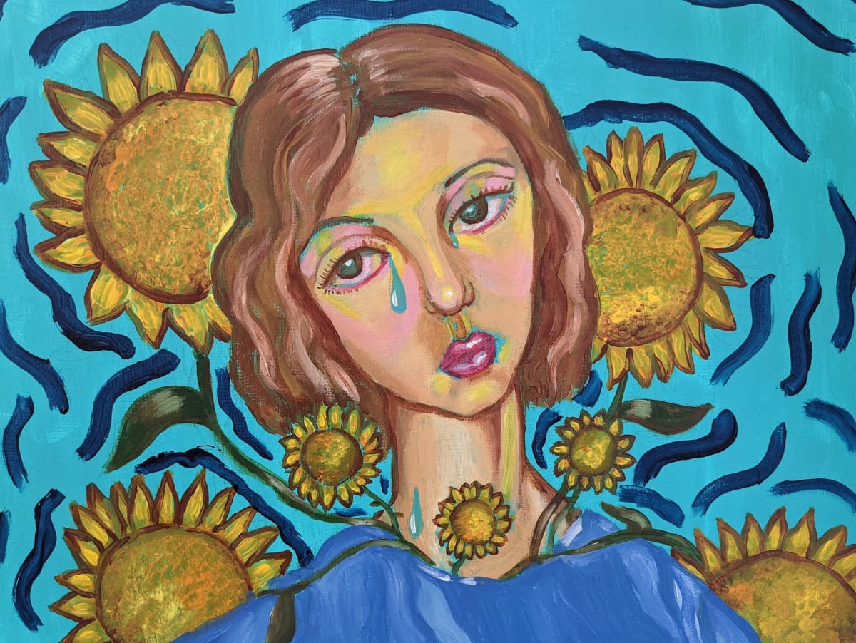 Sunflower Tears by Jillian Burns 