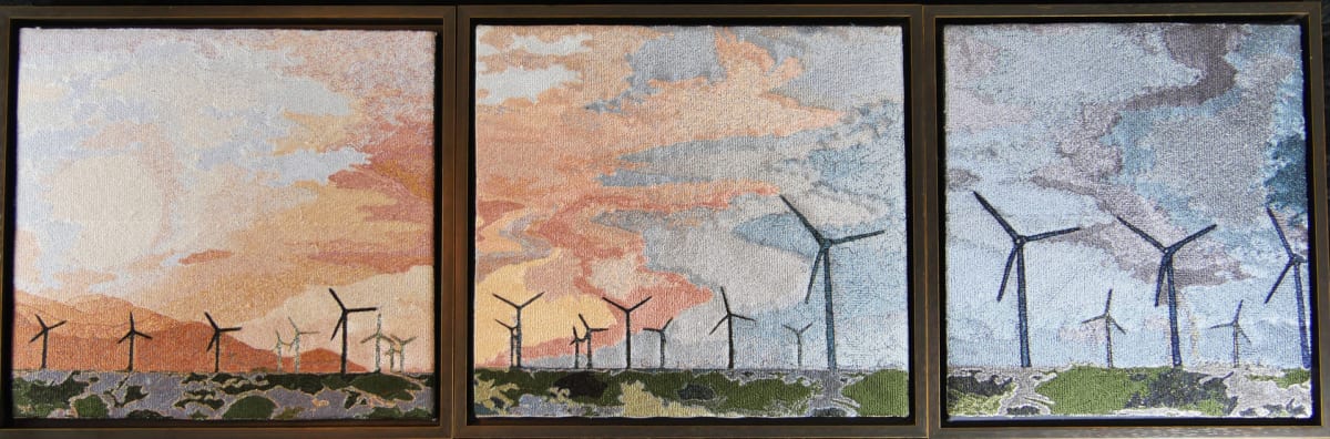 San Gorgonio Pass Triptych by Blair Martin Cahill 