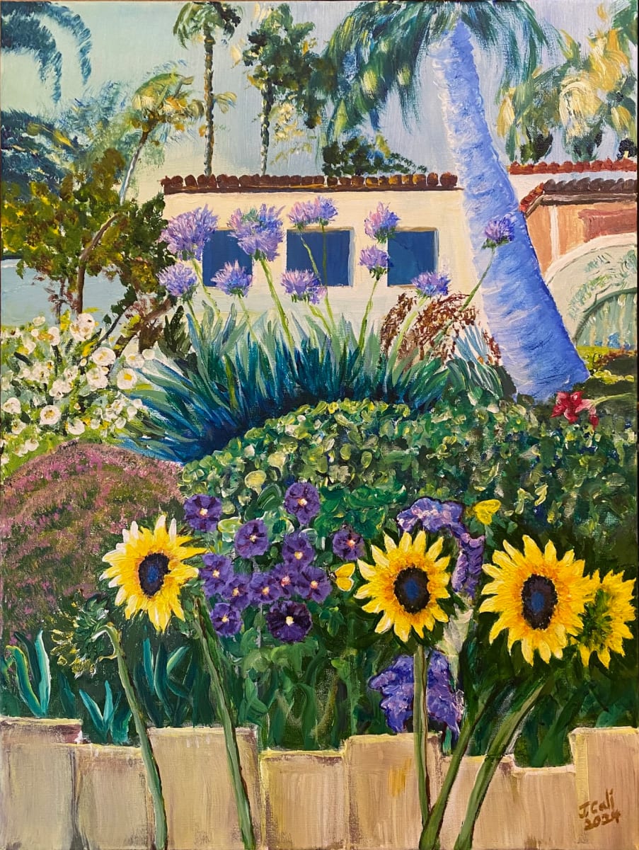 Sunny California Garden by Cali 