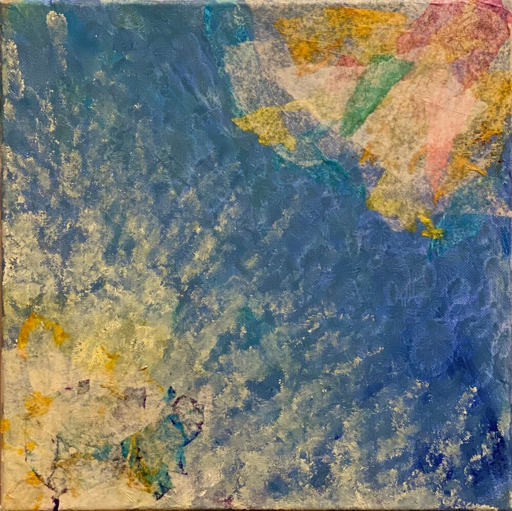 Sun and Sea Abstract by Jennifer Candy-Sullivan 