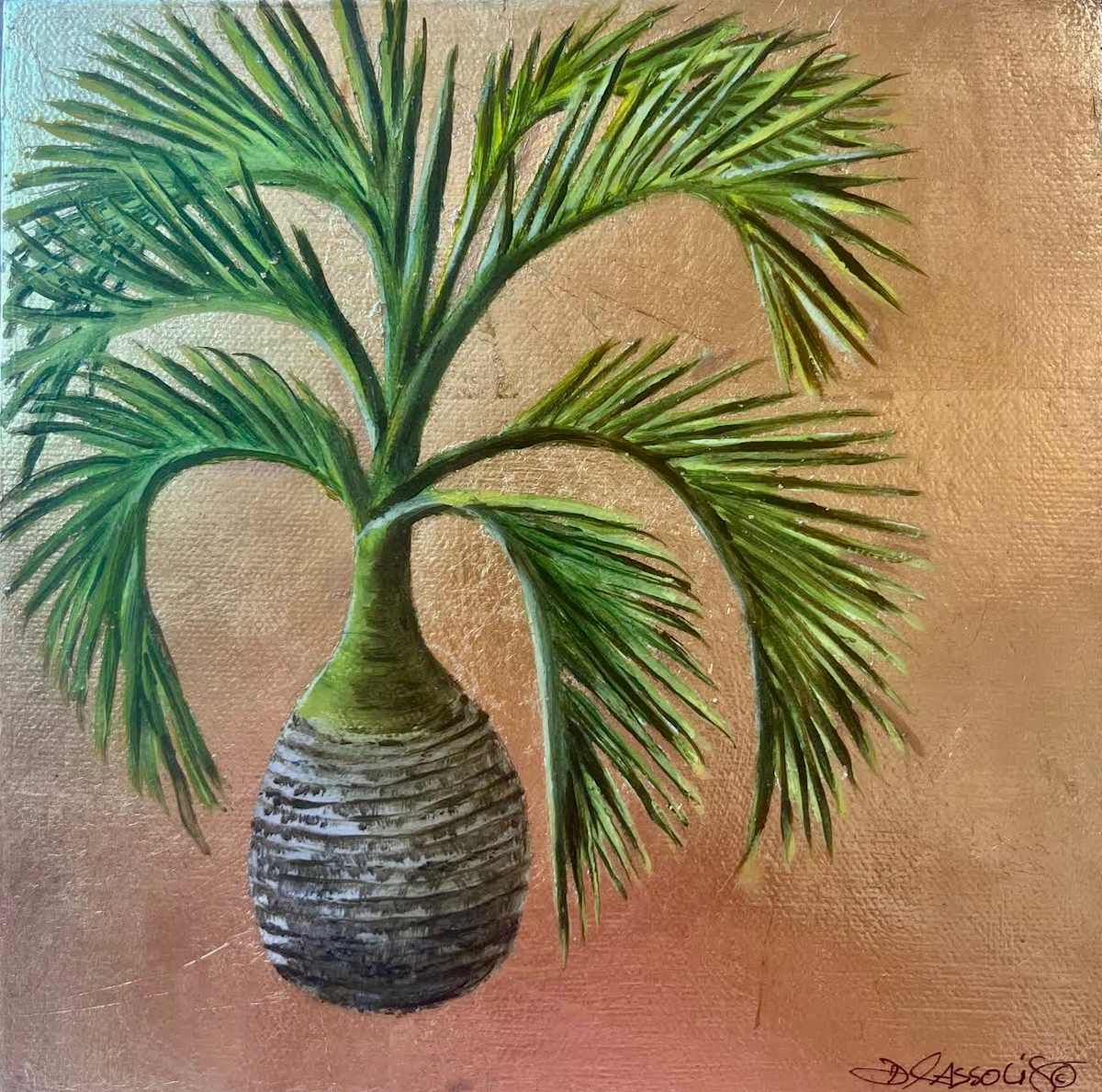 M.G.-Hyophorbe langenicauslis aka: Bottle Palm Oil by Déborah Cassolis, Image 2.