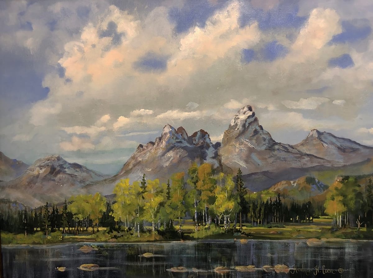 Teton Reflections by Heather Coen 