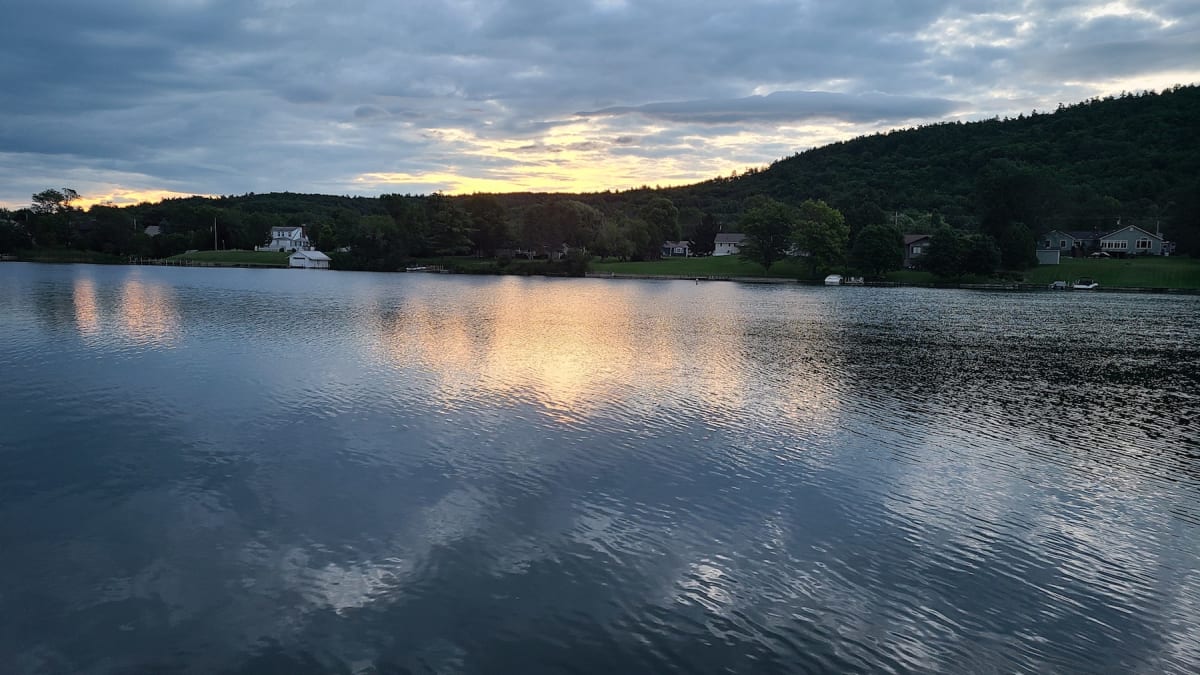 Sunrise Over the Lake by Kara Coleman 