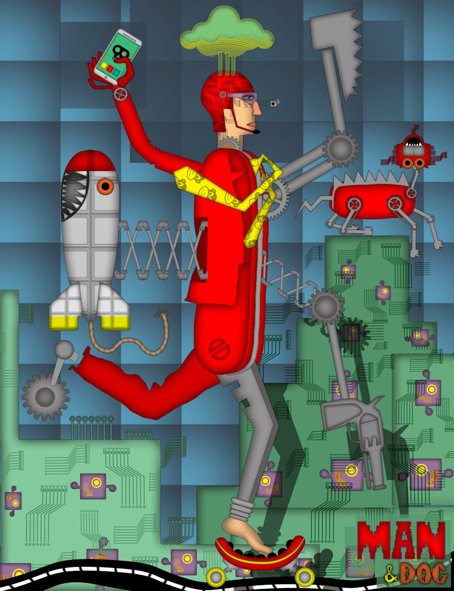 AI Man by Richard Joseph Del Rosso, Image 11.