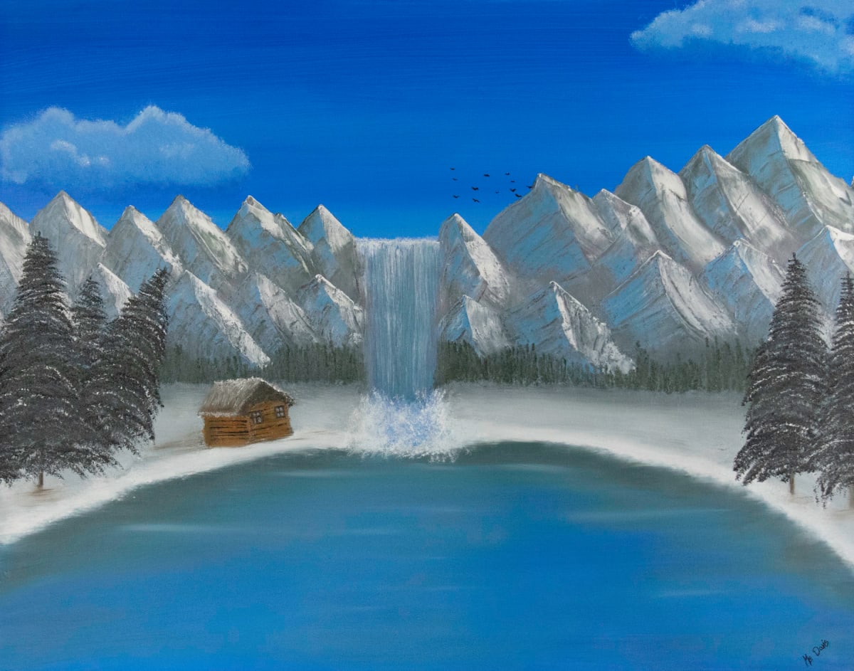 Snowy Mountain Tops by Margaret E. Davis 