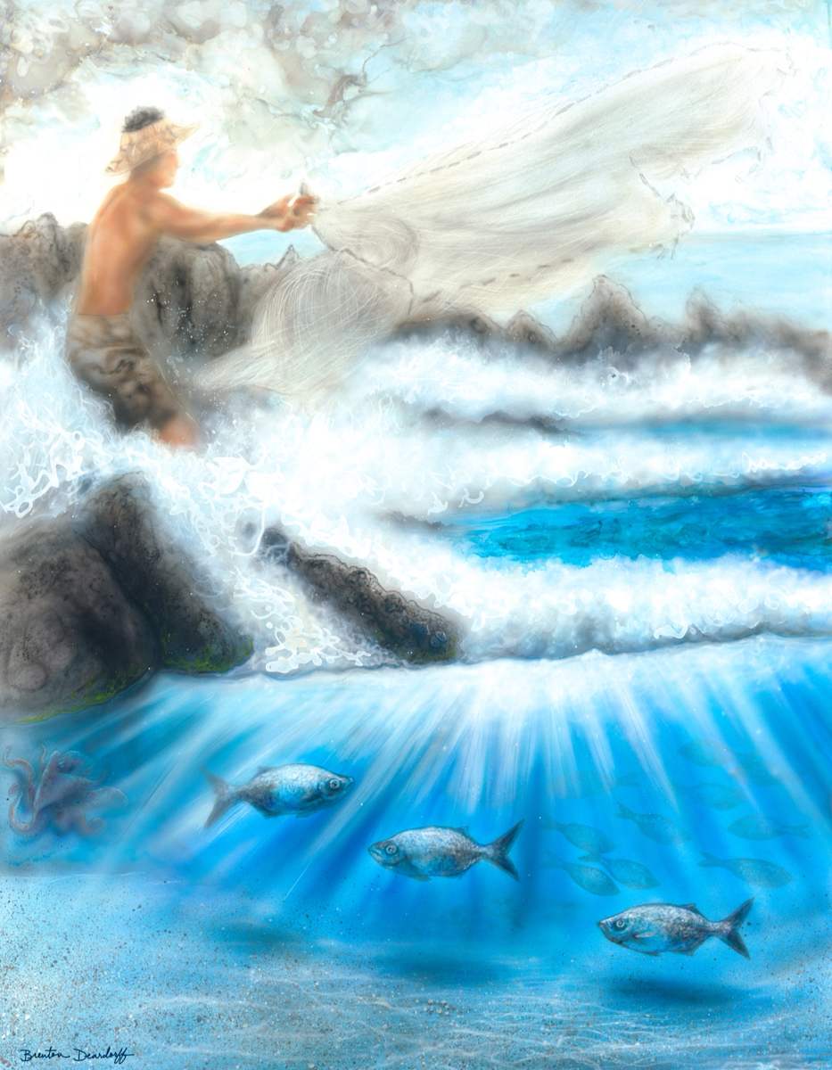 Throw Net by Brenton Deardorff 