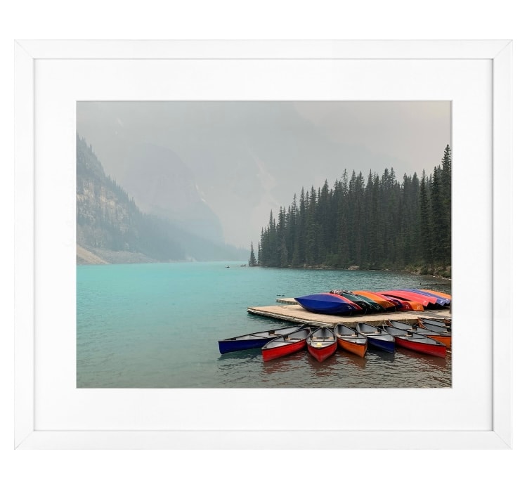 Moraine Lake After the Fire by Valendena Demeter 