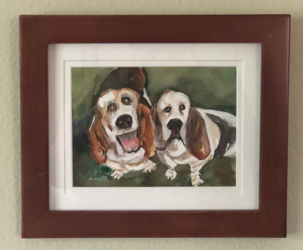 Two Hounds by Judy Formato 