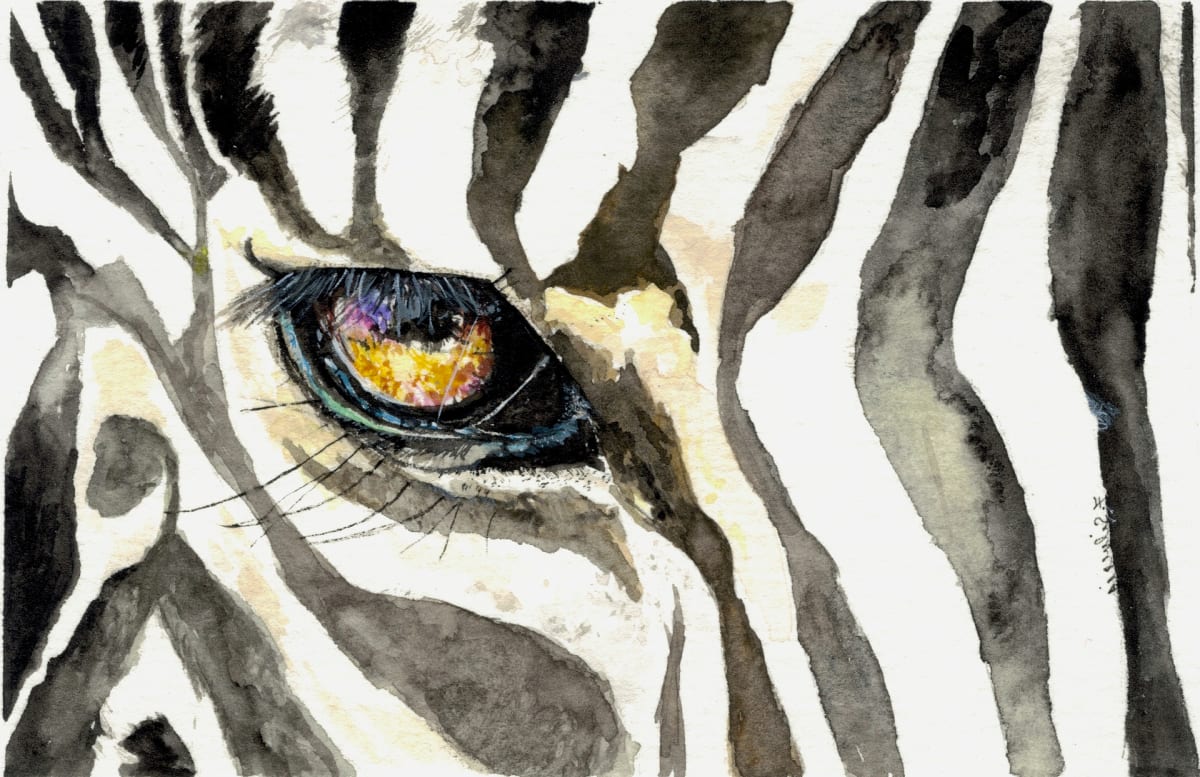 Luscious Lash Zebra by Francess Silveria 