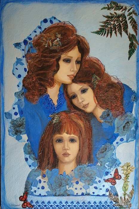 Women in Blue by Camille Gearhart 
