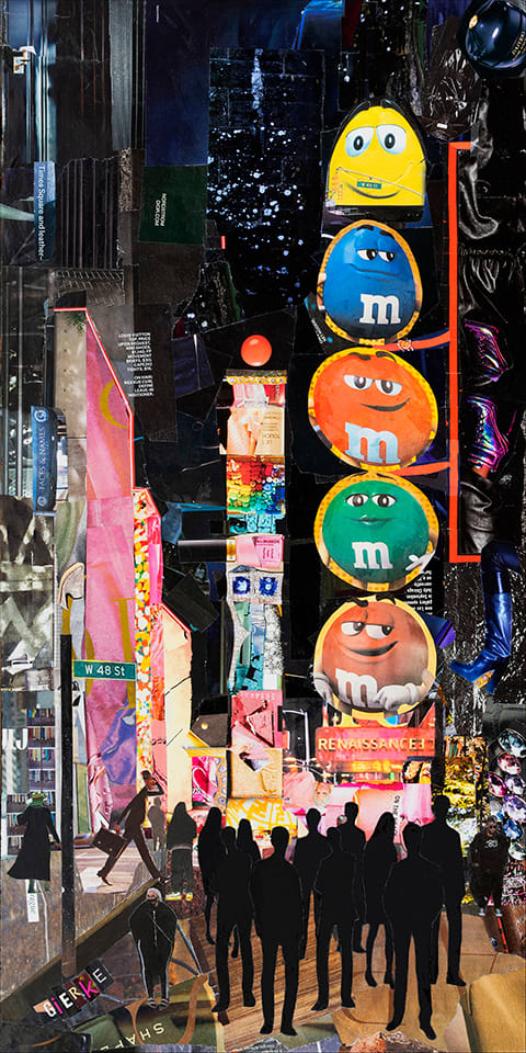 Night at Times Square by Vera Gierke 