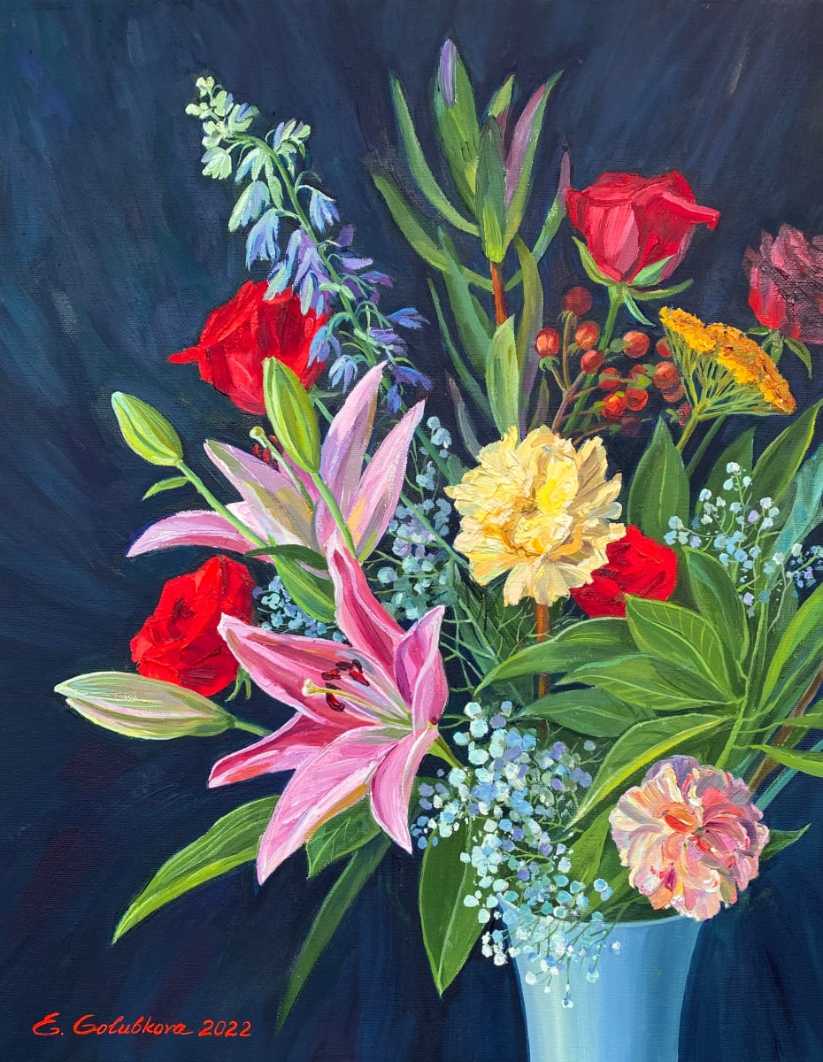 Bright Bouquet by Elena Golubkova 