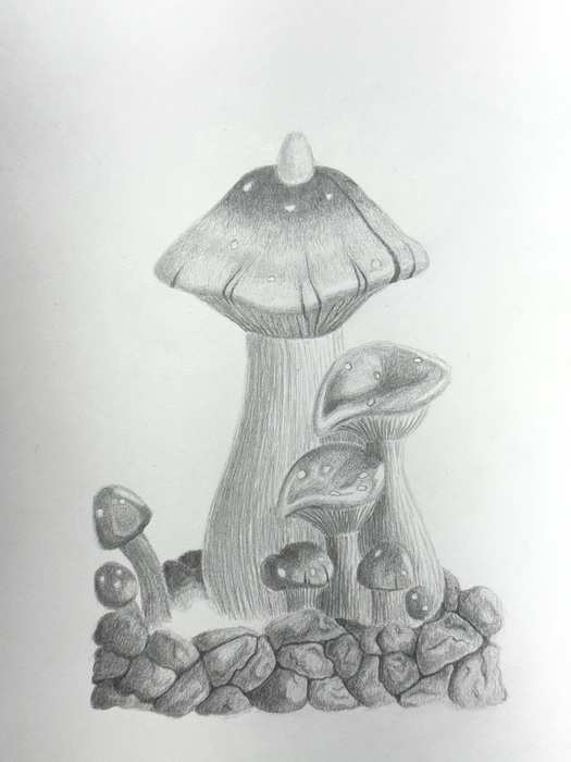 incense shroom by Alex Griffin 