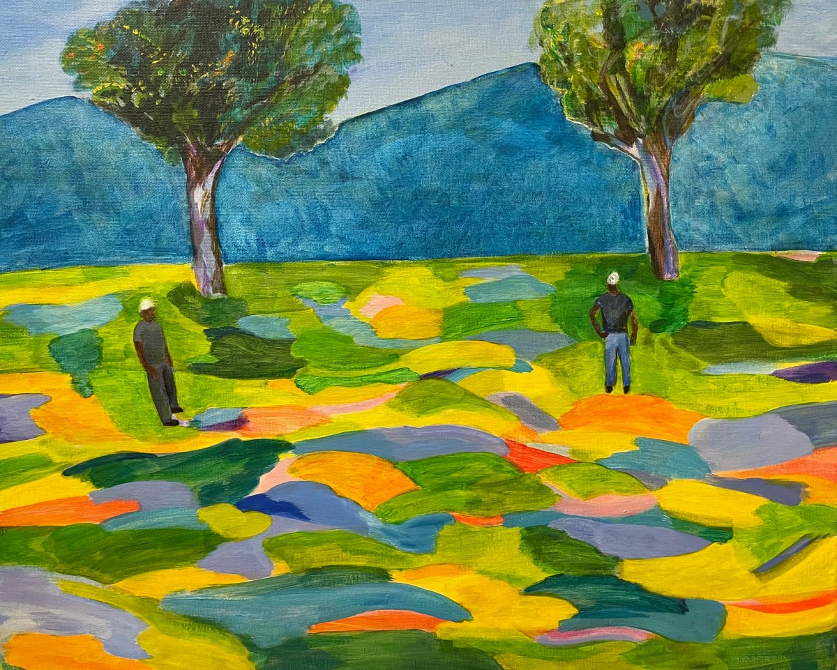 Ethiopian Farmers at Harvest by Kirsten Heikaus-Weaver 