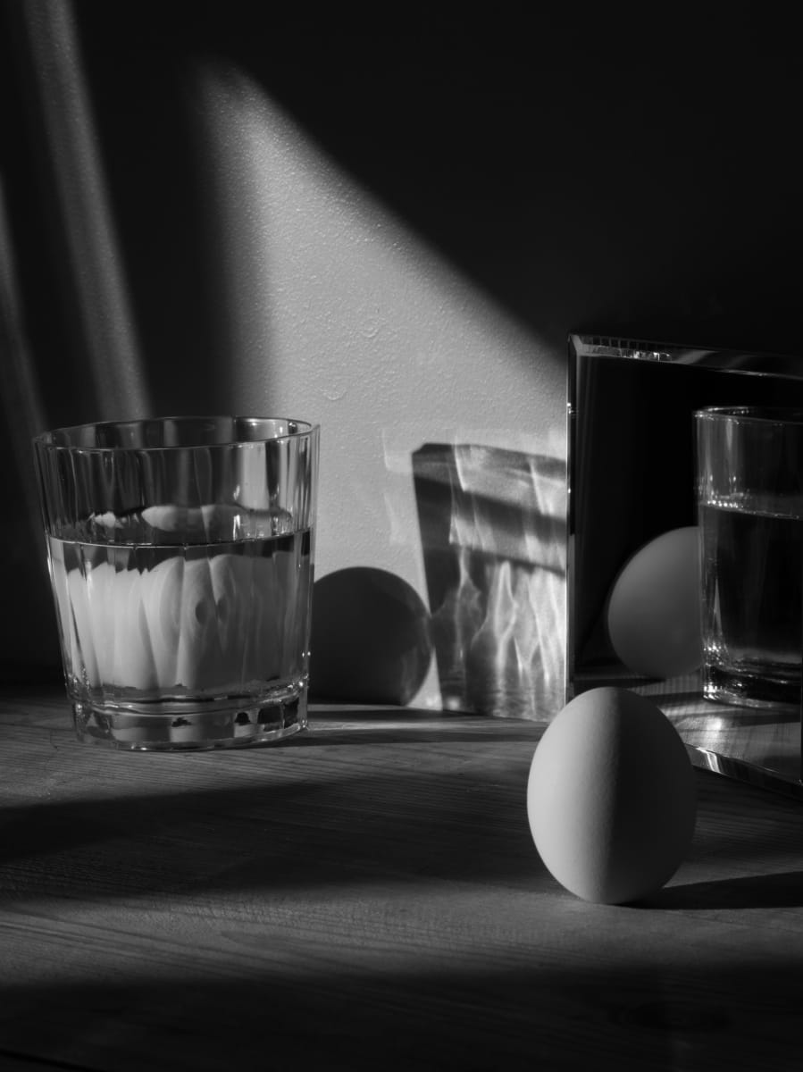 Eggs with Glass by Jeff Henson 