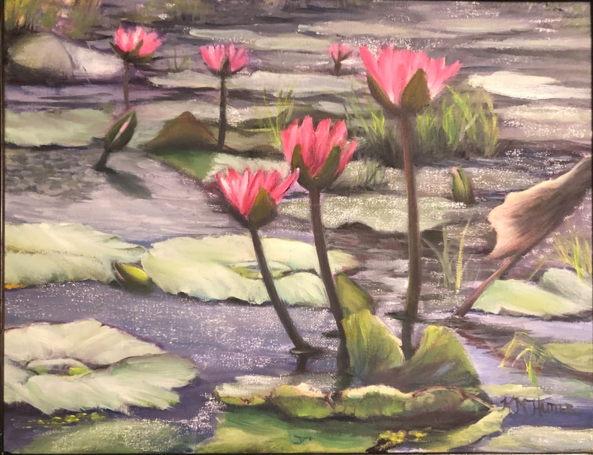 Water Lilies by Kathleen Hutter 