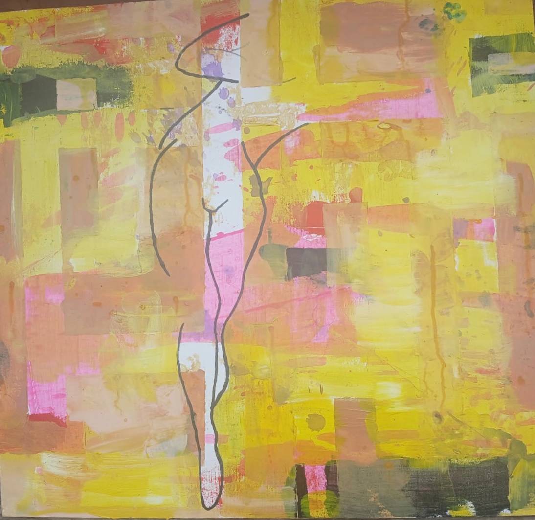 Yellow Nude by Jami Johnson 