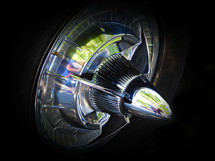 Torpedo Hubcap by Elizabeth Kayl 