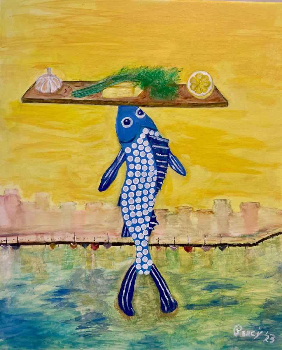 Fish and Plank by Percy Kleinops, Image 1.