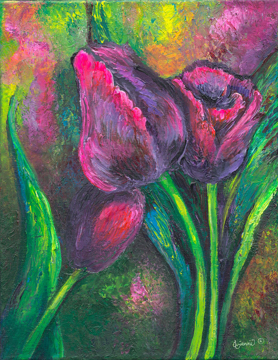 Purple Tulips- Avianne by Avianne 