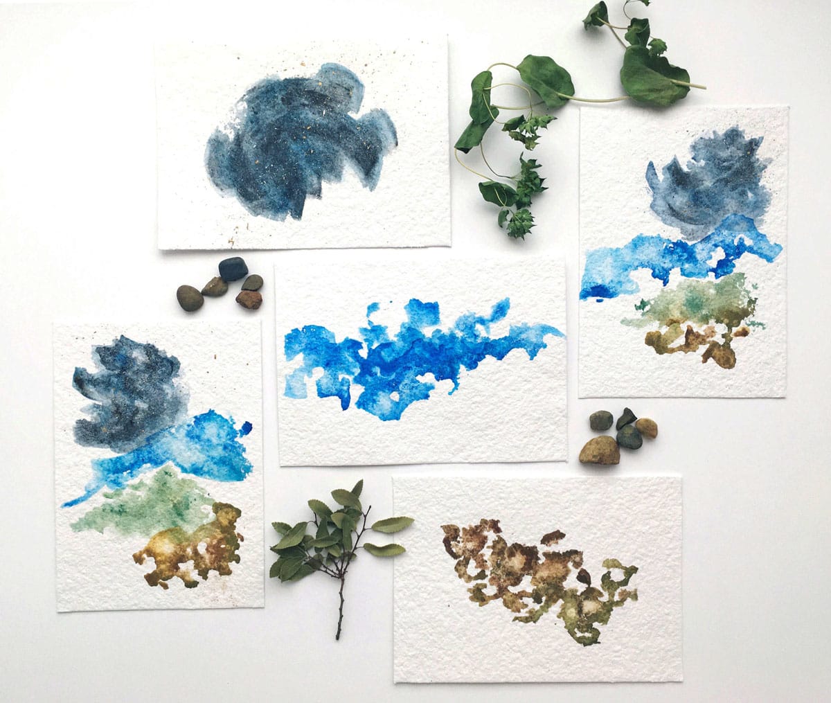 Earth, Sea, Sky by Olivia Lin  Image: $95 Each  or $475 for All Five