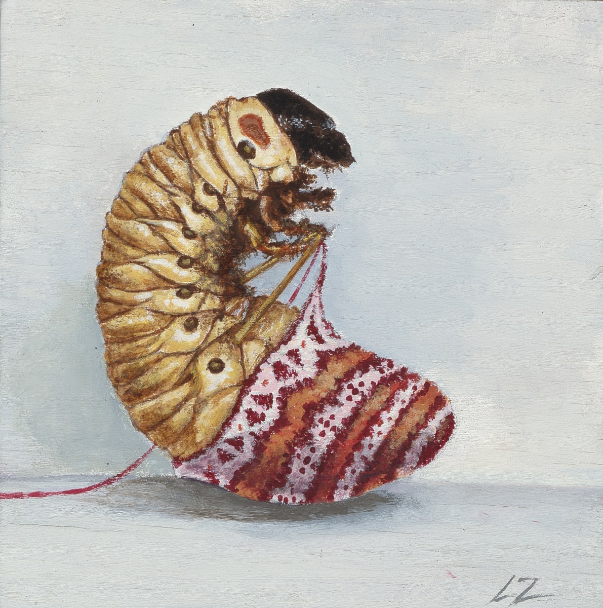 Tiny Knitter by Shaun LaRose 