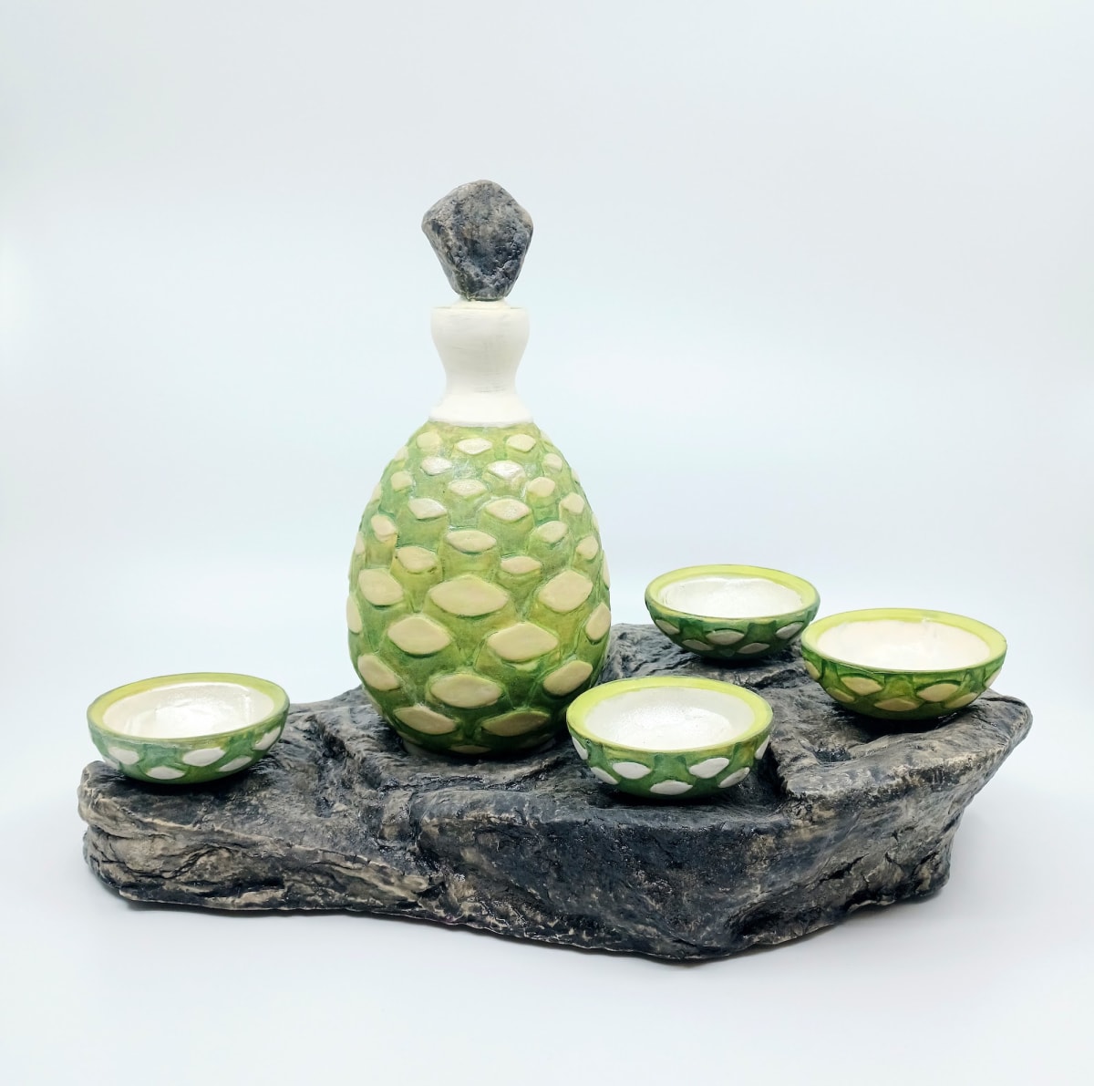 Agave Mezcal Decanter Set by Stacy Larson, Image 8.