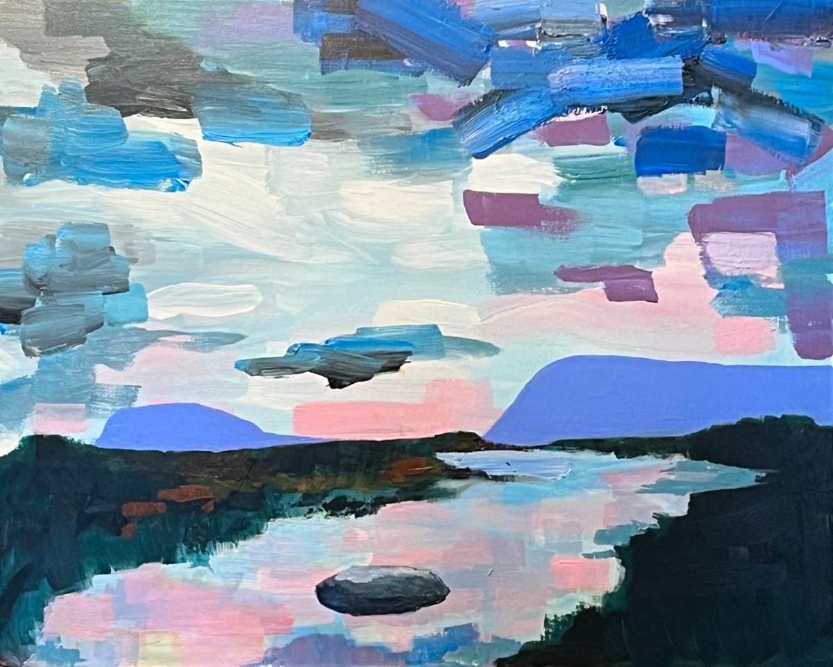 Pond Maine by Buck Loncharich 