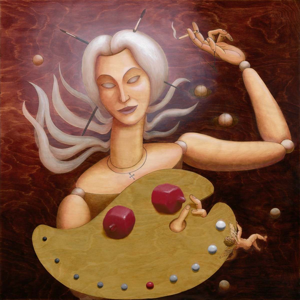 Dona Fuma (Mona Chroma) by Bari Luis 
