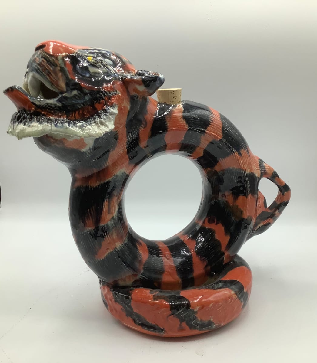 Tiger-Tiger Teapot by David F. Mack 