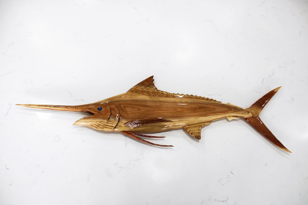 Cedar Wood Marlin by Maris Woodworks 