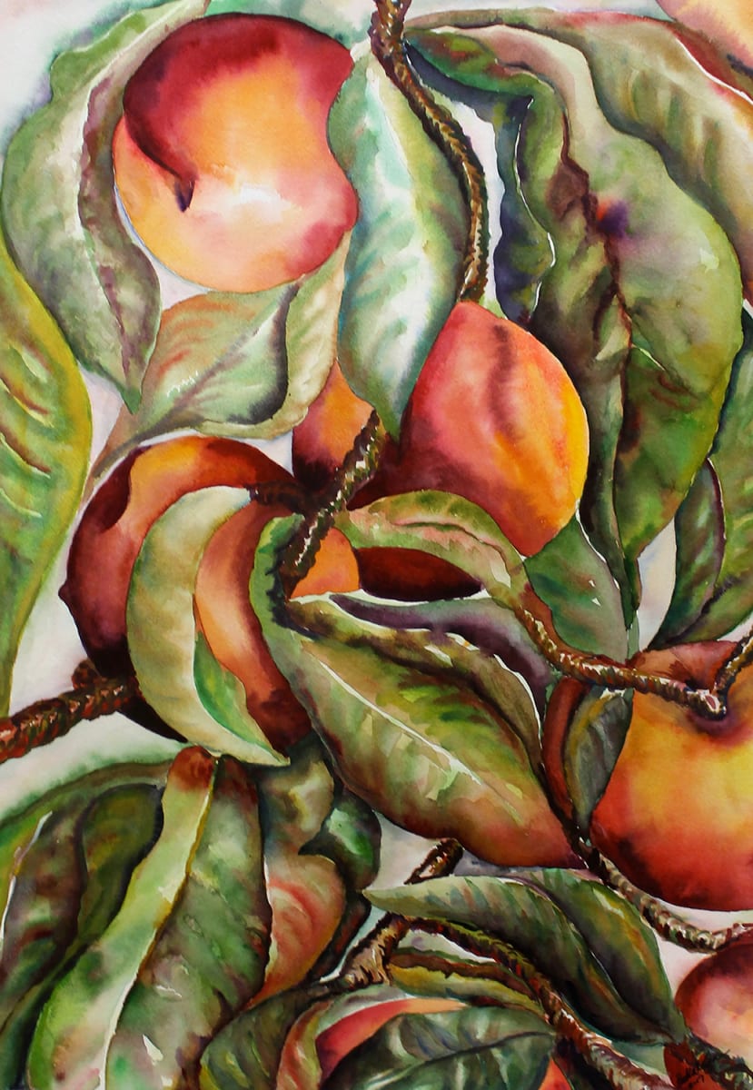 Peaches/A Summer Harvest by Belinda G. McGuire 