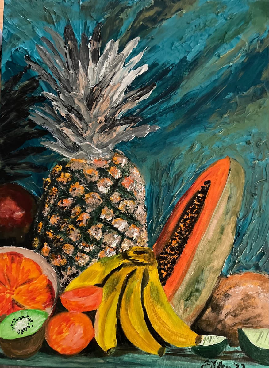 Pineapple and Papaya by Sue Miller 