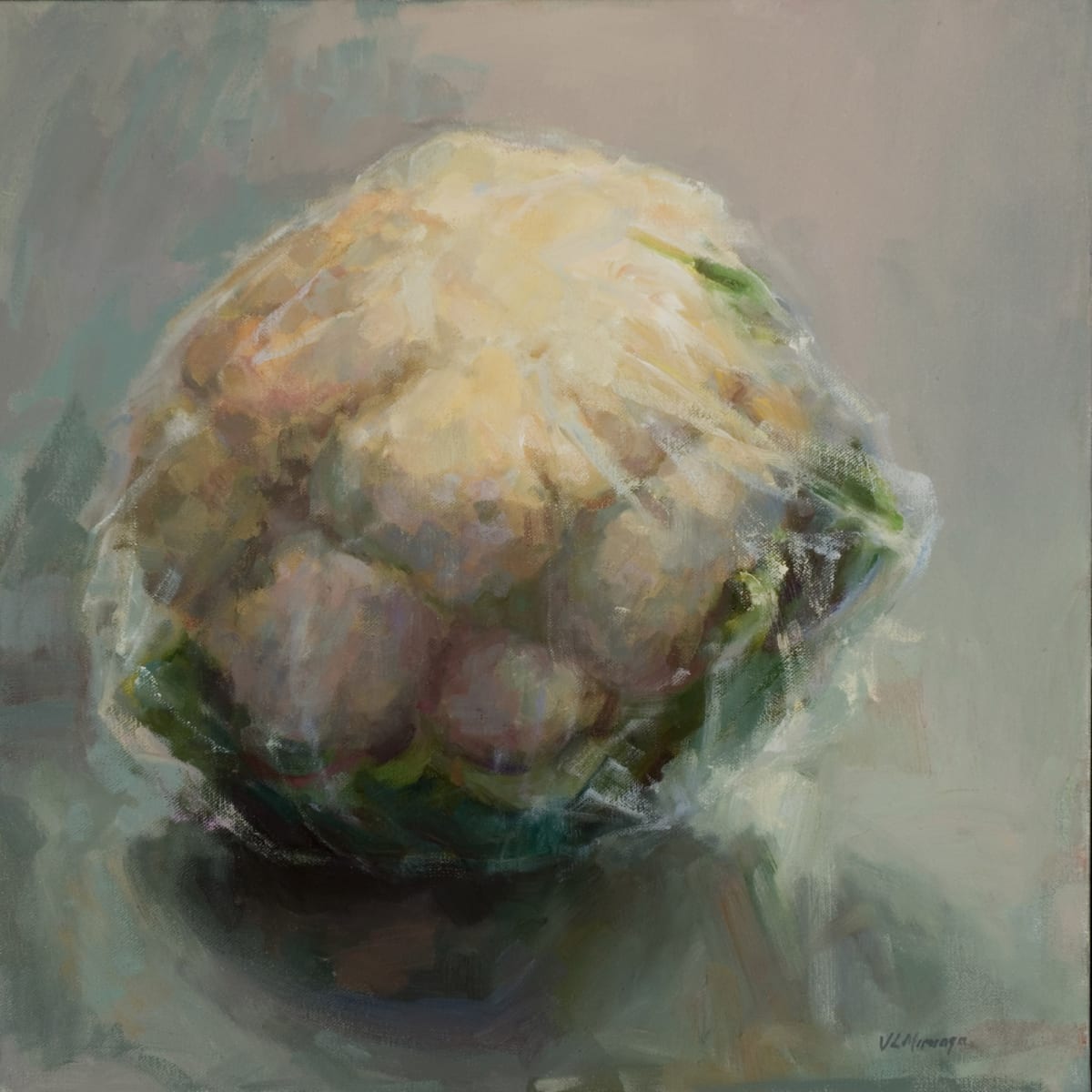 Cauliflower in Plastic by Victoria Mimiaga 