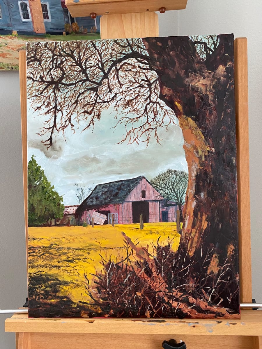 Barn Study #2 by Ralph Walker Motley, Image 7.