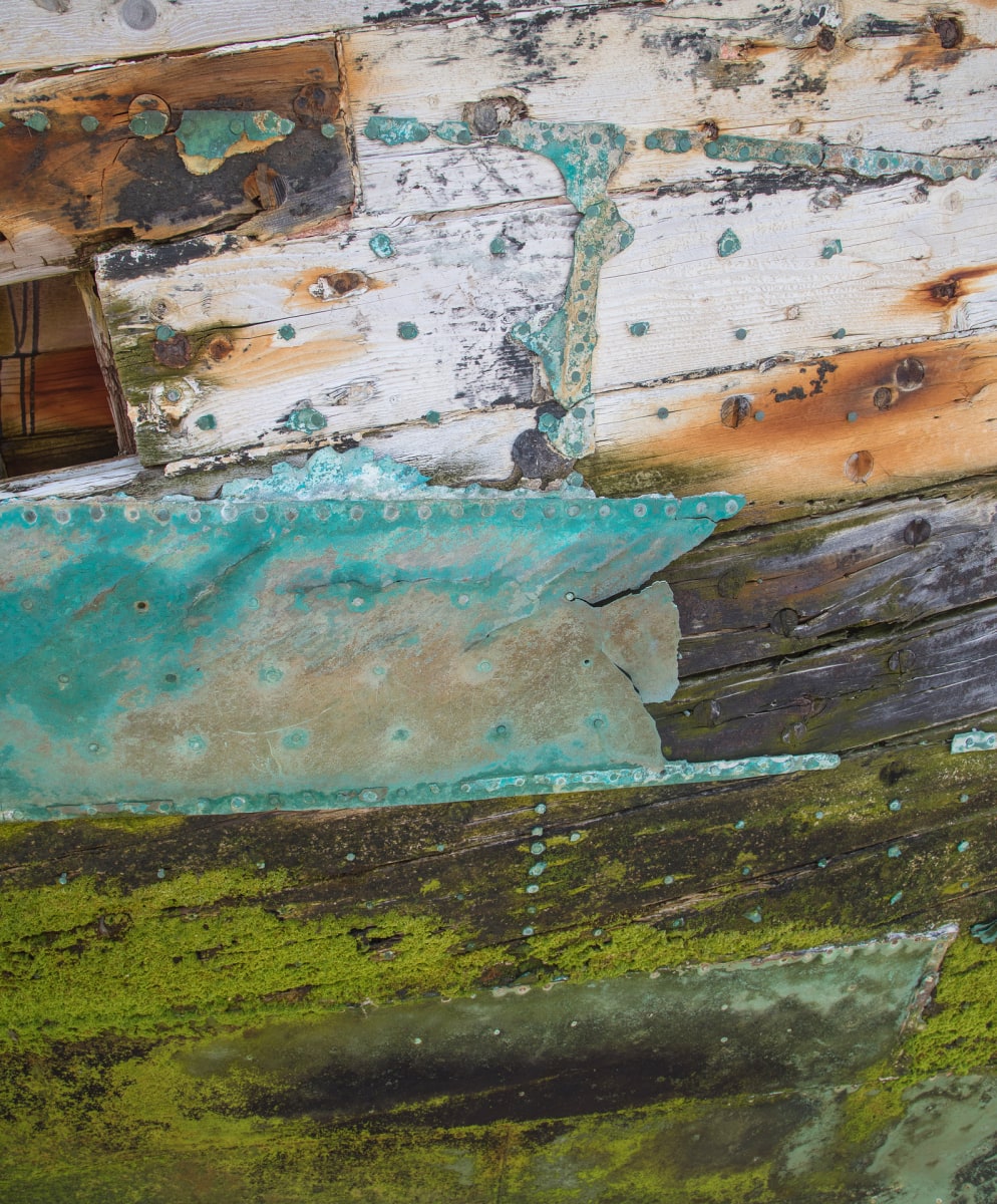 Beached Boat, Falkland Islands by Ian Parker 